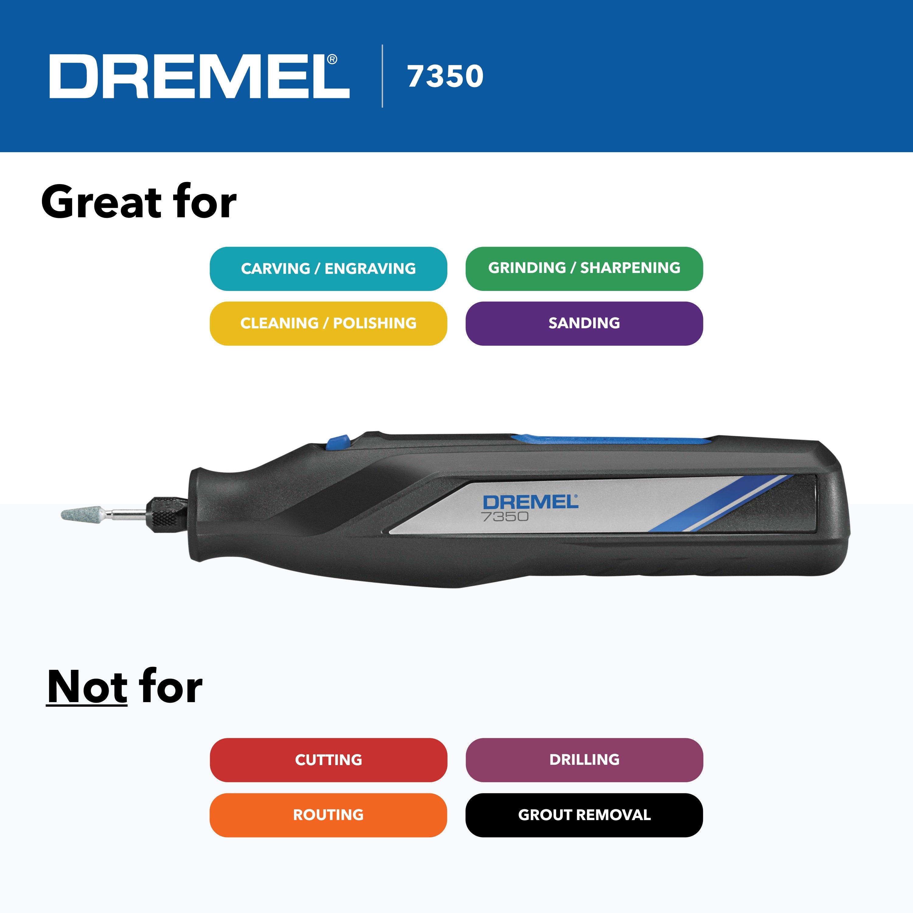 Dremel 4-Volt Cordless Rotary Tool Kit 7350-5