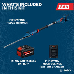 Bosch 18V 20" Cordless Pole Hedge Trimmer Kit GHE18V-50TPN18X
