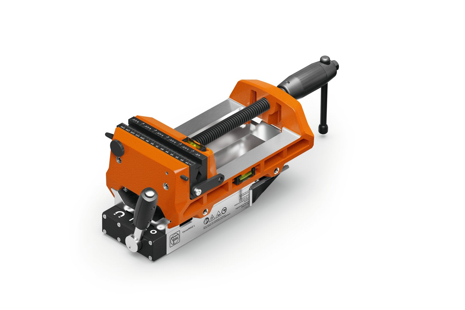Fein VersaMAG Vise 160 L Magnetic with Jaw Opening of 6-1/4" and Width of 6" 99100001357
