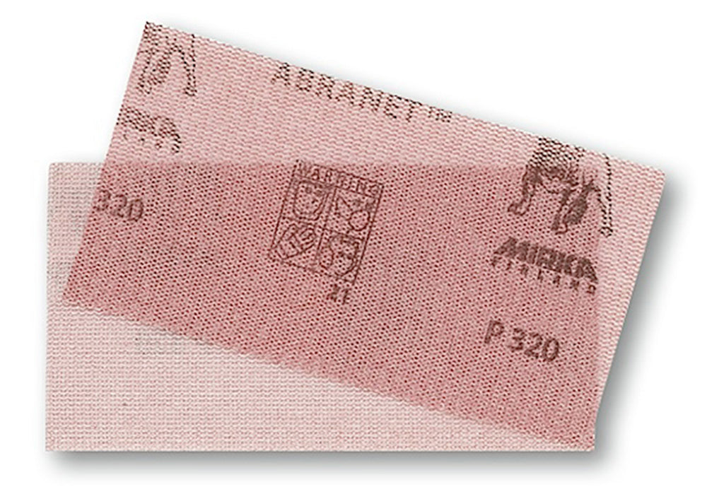 Mirka Abranet 2-3/4 x 5 in. 400G Grip Mesh Sheet, Qty 50 9A-149-400