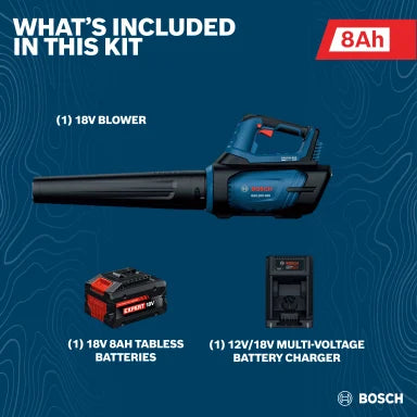 Bosch 18V Cordless Leaf Blower Kit GBL18V-450N18X