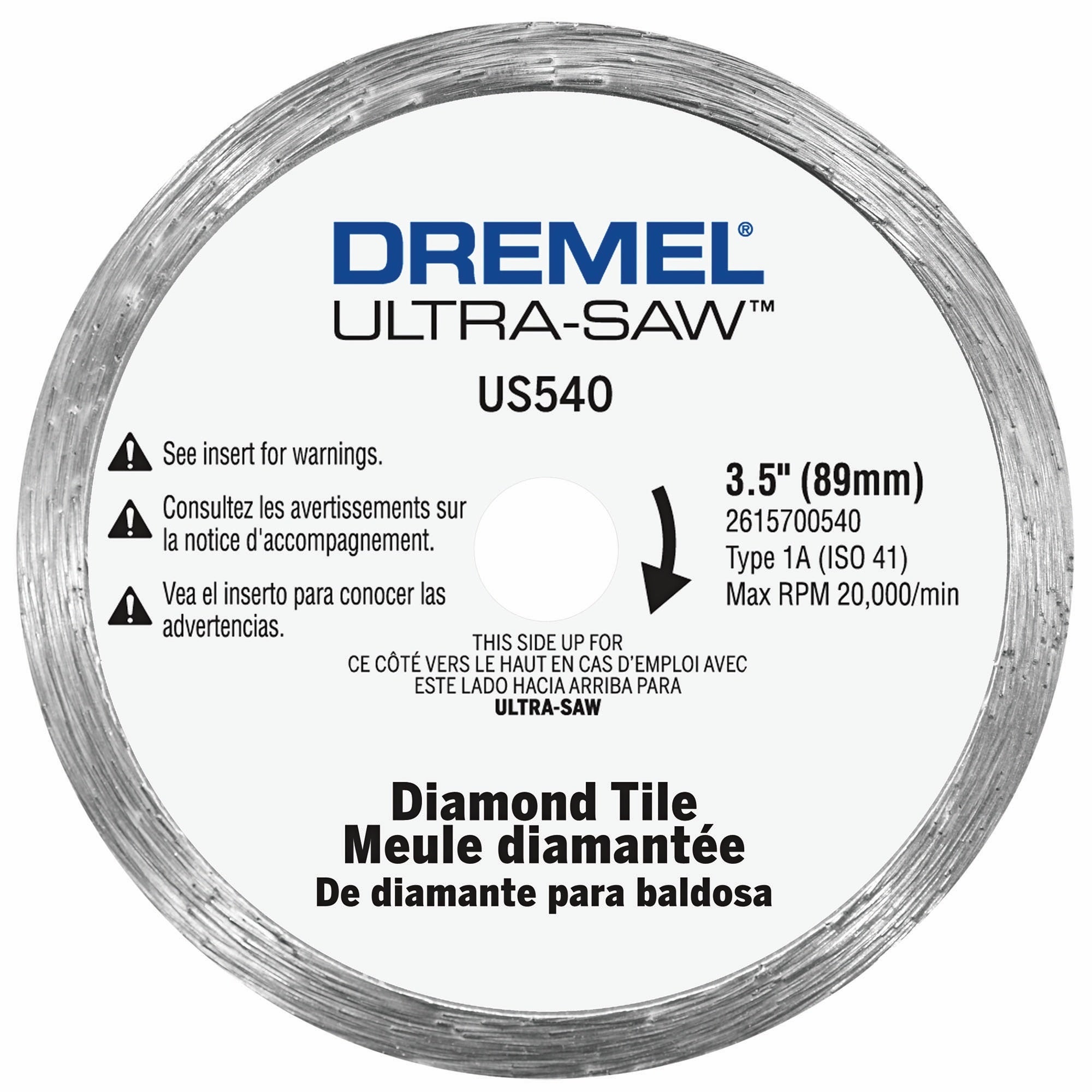 Ultra-Saw 3.5 in. Diamond Coated Tile Cutting Wheel