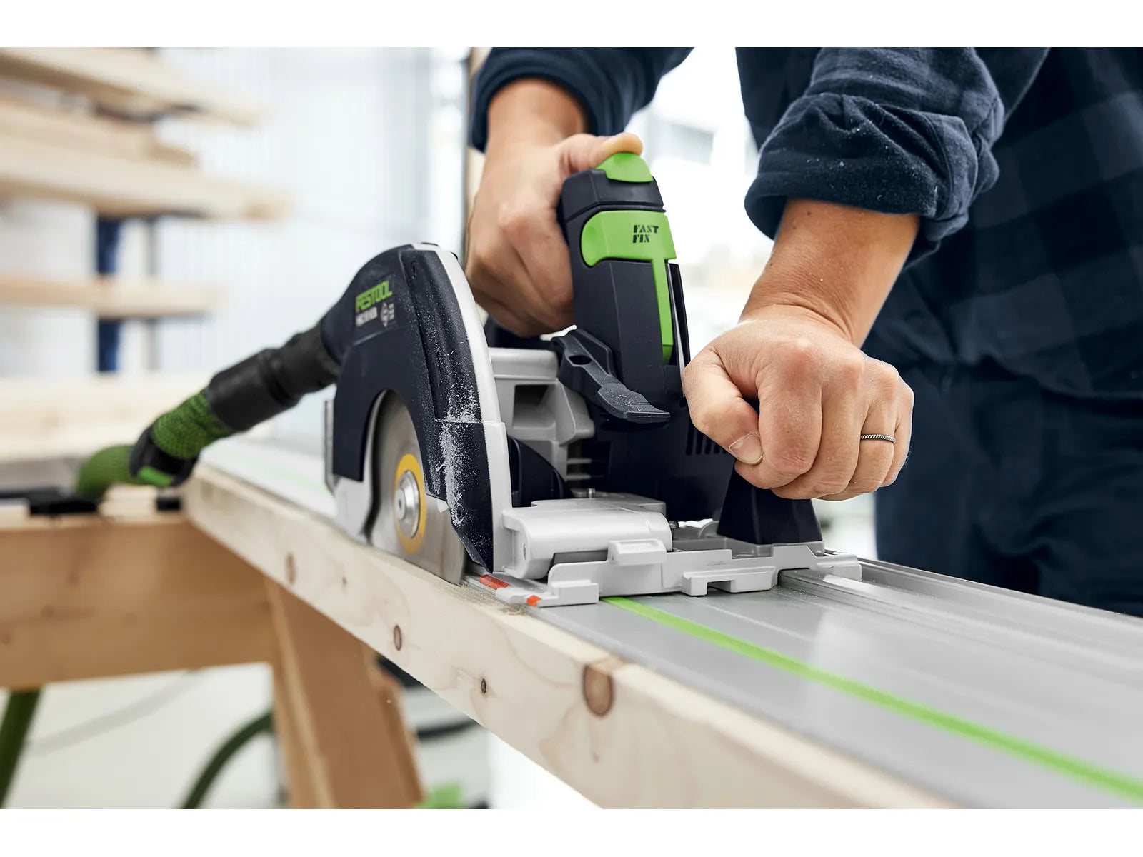 Festool 18V 6-1/4 in. Cordless Carpentry Saw HKC 55 KEB-F-Basic (Bare Tool) 578303