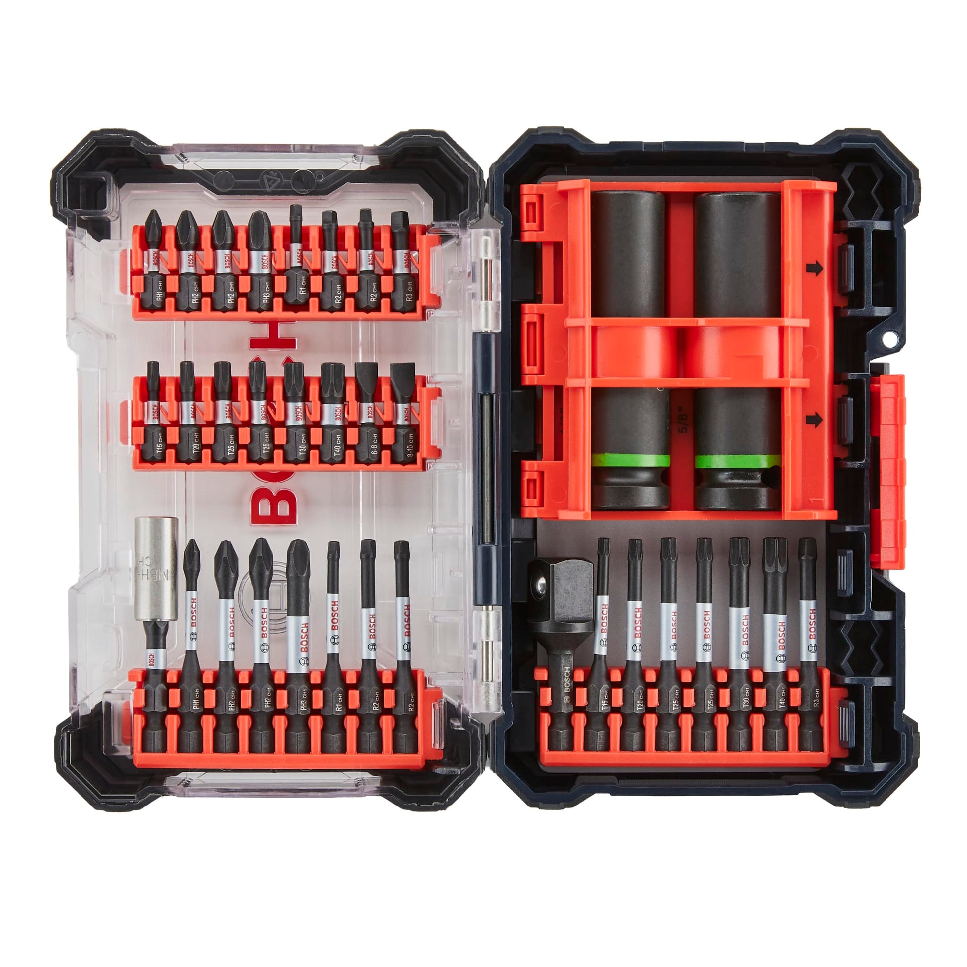 Bosch 34pc Screwdriving Bit Set with Sockets SDSKTD34