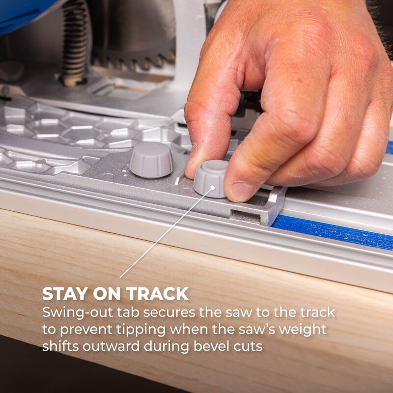 Kreg 20V Cordless Adaptive Cutting System Master Kit with 6-1/2 in. Track Saw, 62 in. Track & Project Table ACSCT3000B