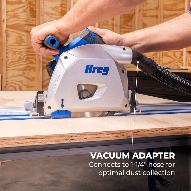 Kreg 20V Cordless Adaptive Cutting System Master Kit with 6-1/2 in. Track Saw, 62 in. Track & Project Table ACSCT3000B