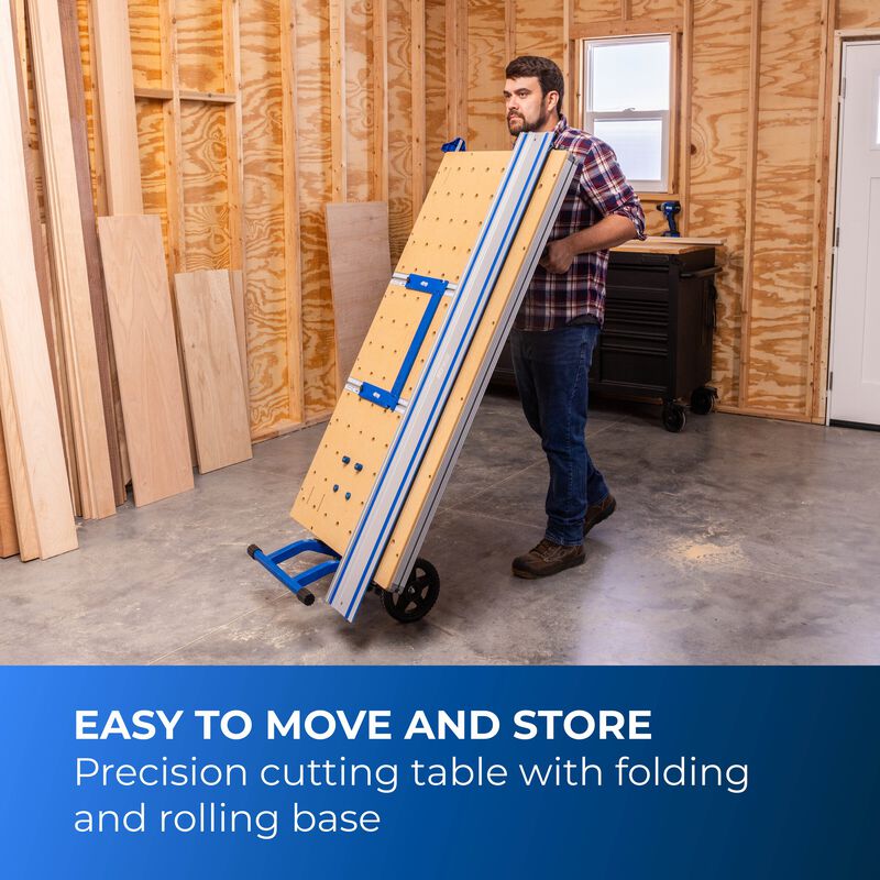 Kreg 20V Cordless Adaptive Cutting System Master Kit with 6-1/2 in. Track Saw, 62 in. Track & Project Table ACSCT3000B