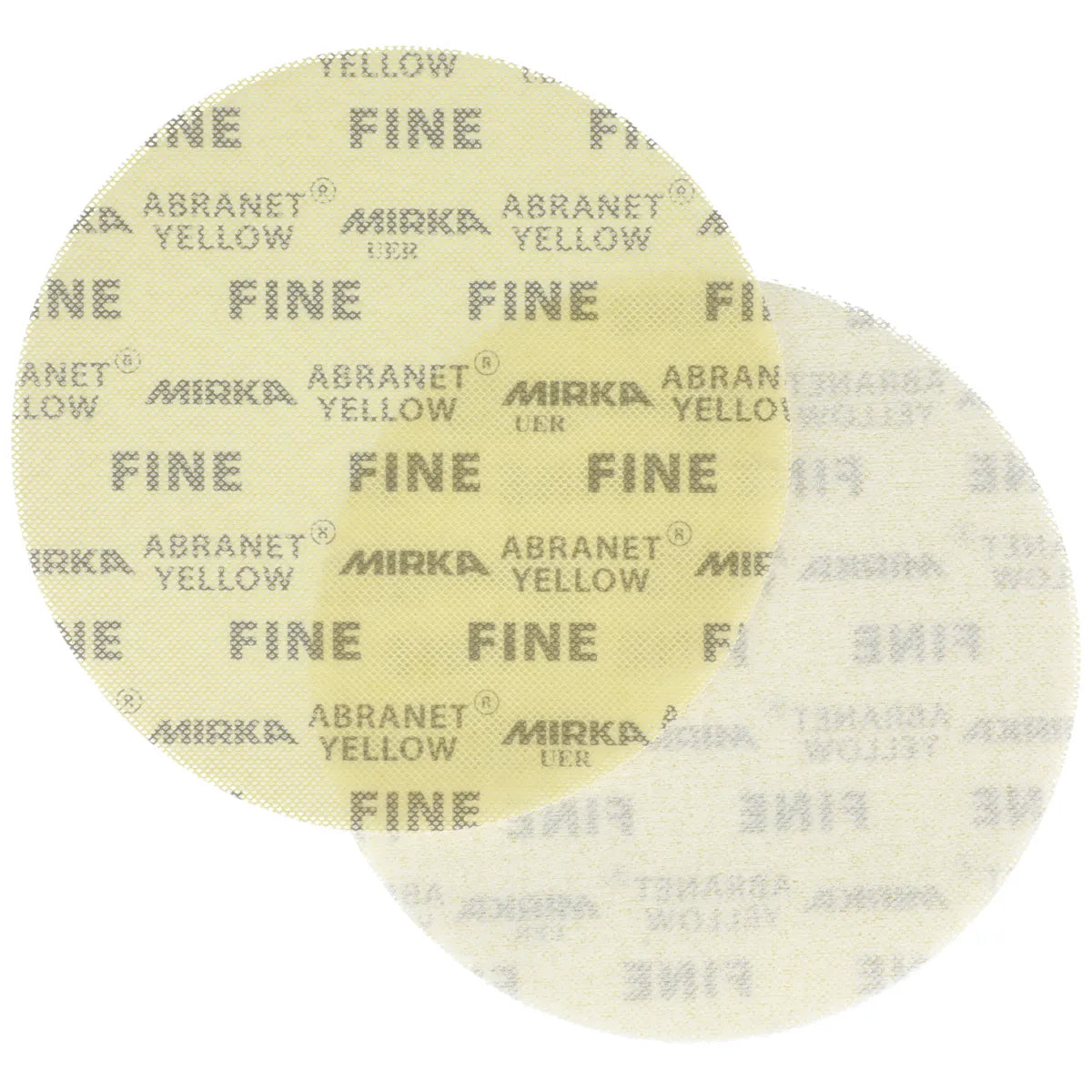 Mirka Abranet Yellow 9 in. Coarse Grip Sanding Discs, 6-Pack AY-223-CRP
