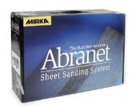 Mirka Abranet 2-3/4 x 16-1/2 in. 180G Grip Mesh Sheet, Qty 50 9A-151-180