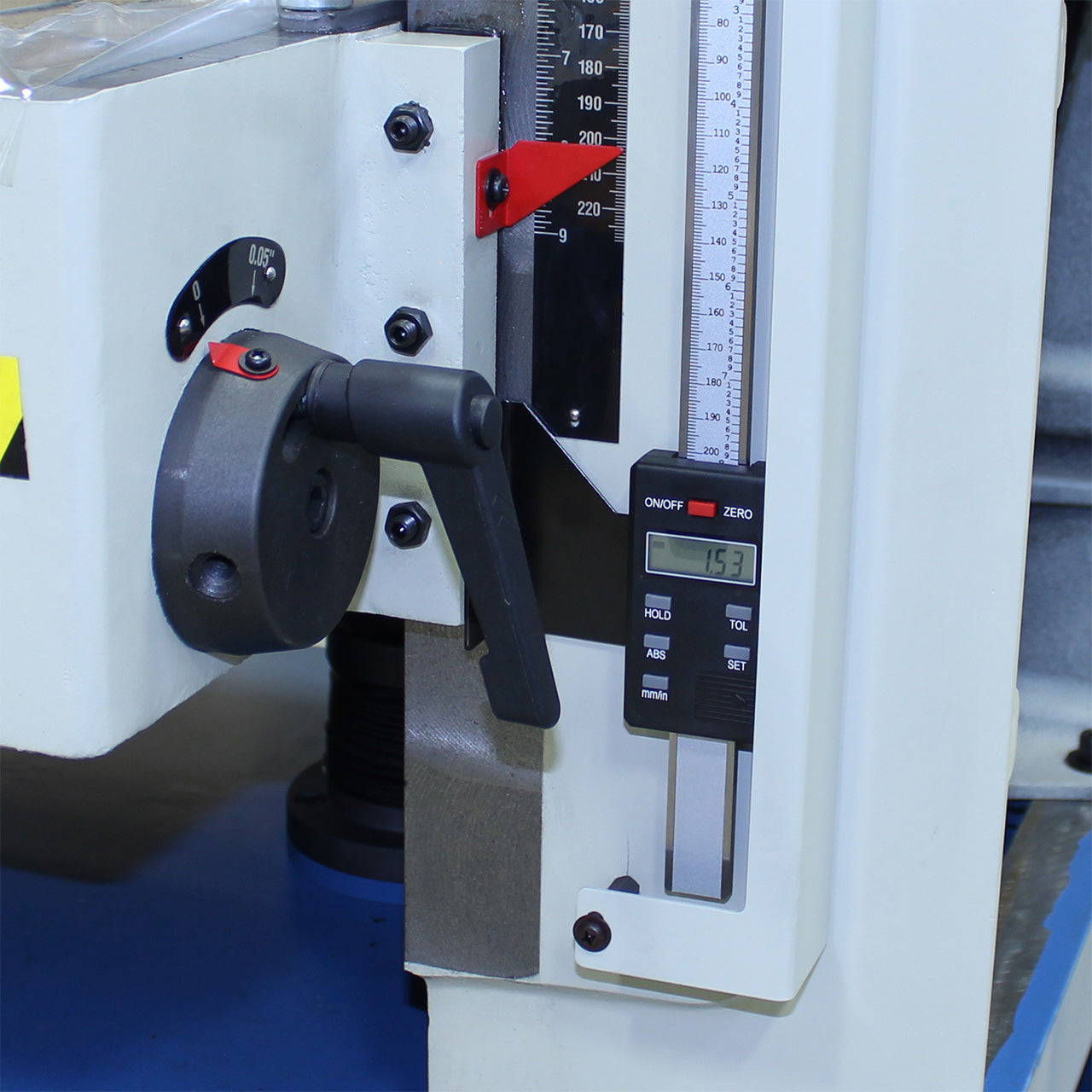 Baileigh IP-2209-HD, 220V 3 Phase 10HP 22 in. Heavy Duty Planer, 9 in. Maximum Cutting Height DRO 1014767