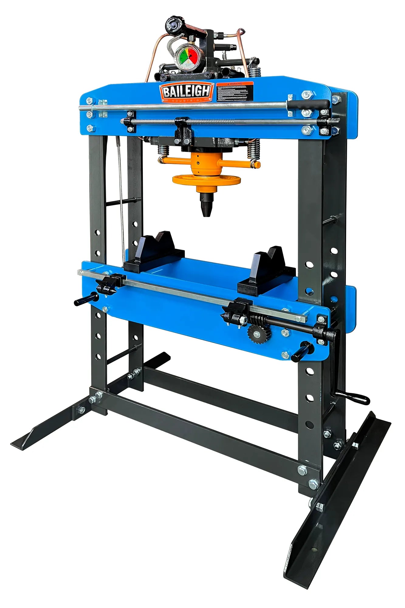 Baileigh HSP-35A 35 Ton Hydraulic Shop Press, 24.75" Working Width, 4.5" Stroke 1232704