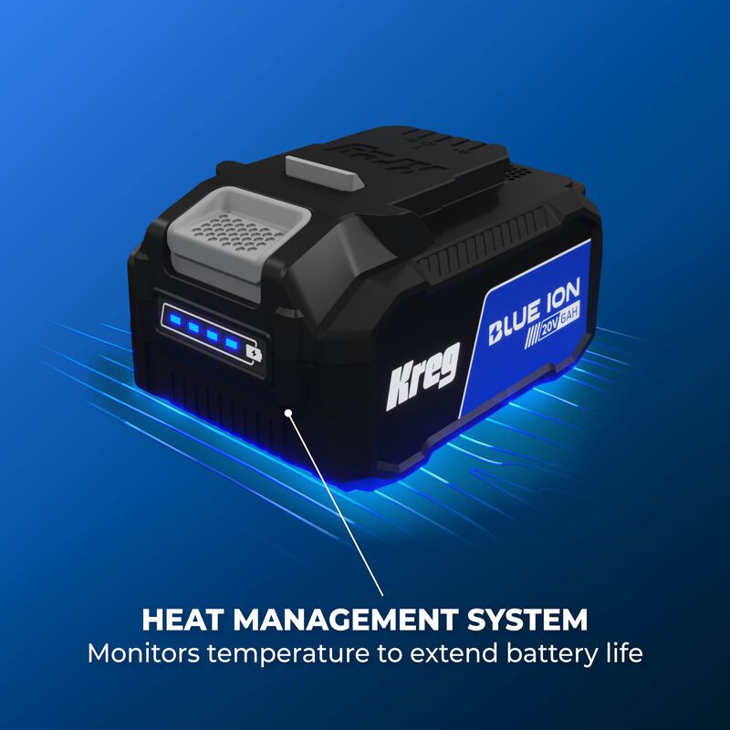 Kreg 20V Blue Ion 6.0Ah Battery Pack  BATT6B