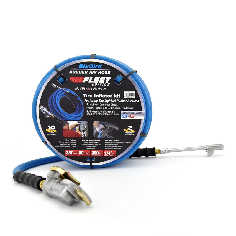 Blubird 3/8 in. x 50 ft. Tire Inflator Kit - Fleet Edition BB3850KIT-FLT