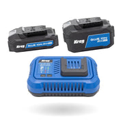 Kreg 20V Blue Ion Battery and Fast Charger Bundle, 2.0 Ah and 4.0 Ah BCB24A40B