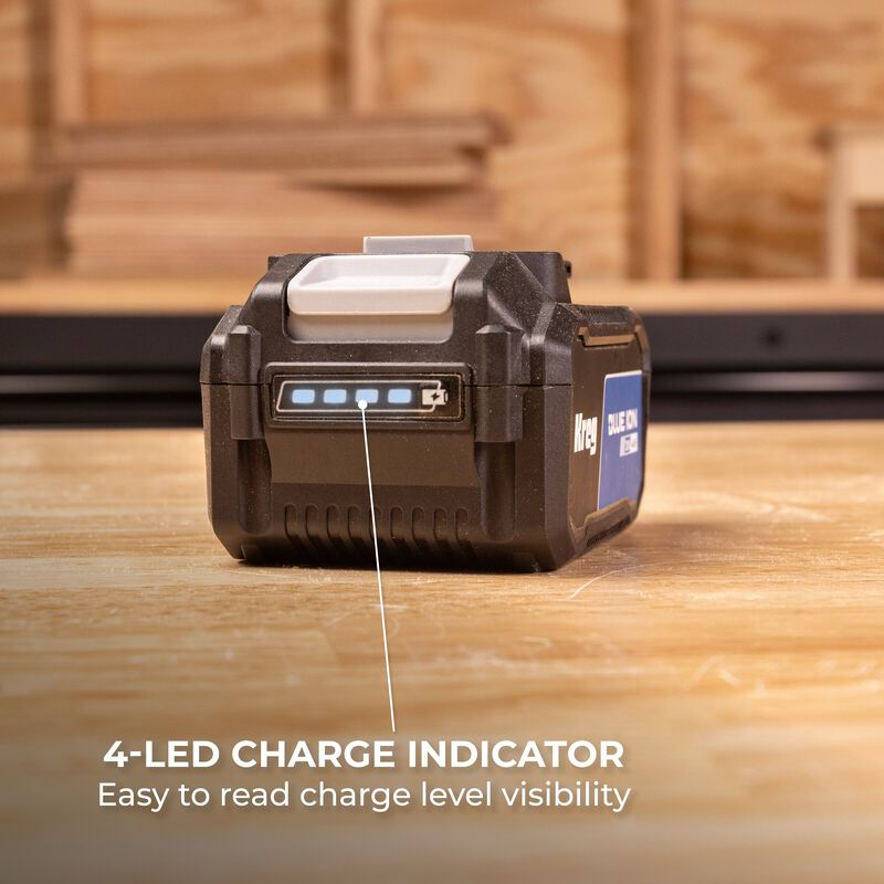 Kreg 20V Blue Ion Battery and Fast Charger Bundle, 2.0 Ah and 4.0 Ah BCB24A40B
