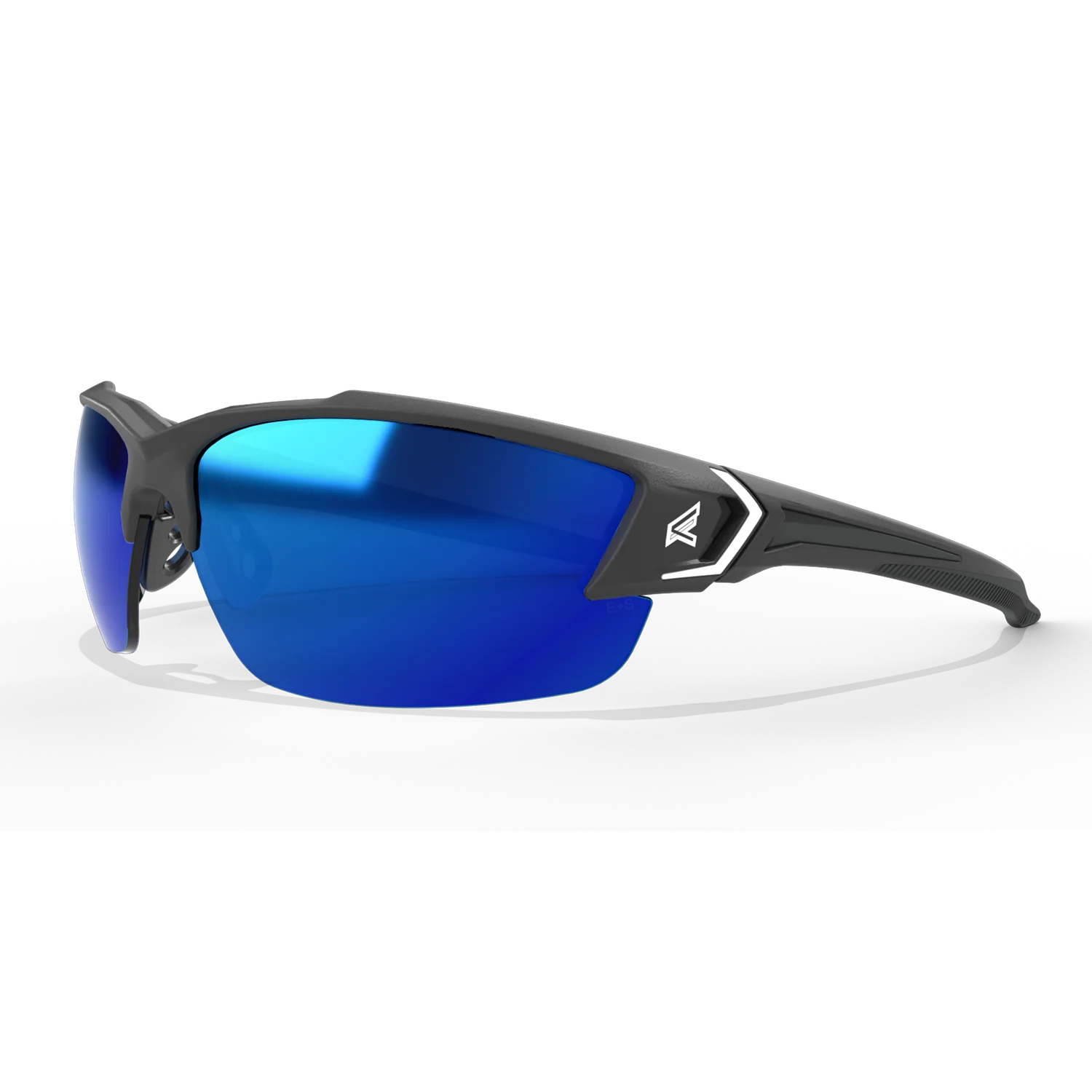 Edge Eyewear Khor G2-Black Frame / Aqua Precision Plus Blue Mirror Lens SDKAP118-G2