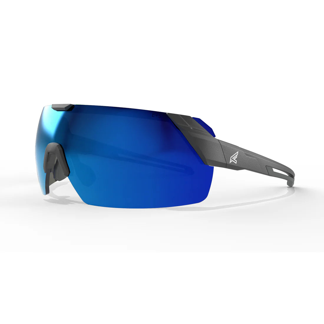 Edge Eyewear Makalu - Black Frame /Polarized Aqua Precision Blue Mirror lens MK113MPAP