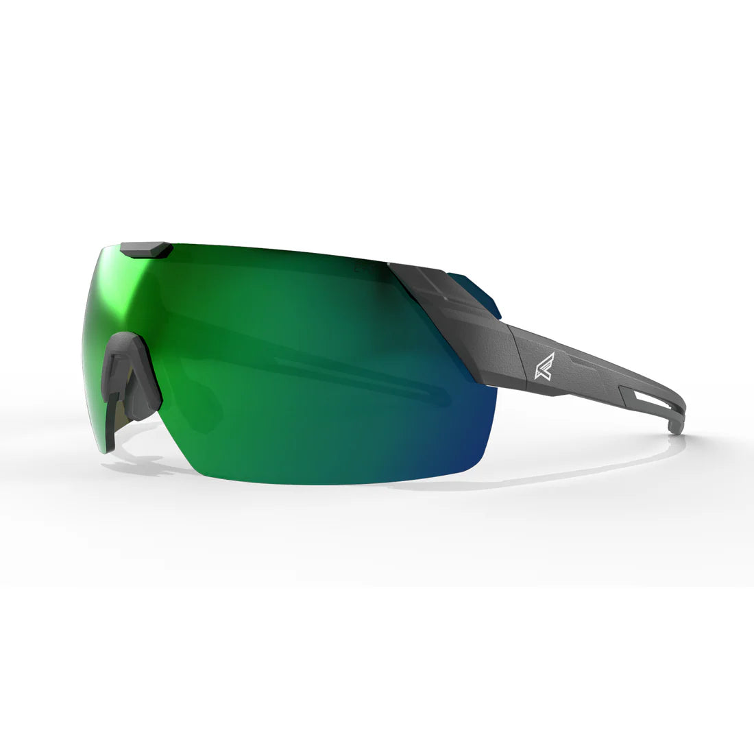 Edge Eyewear Makalu - Black Frame / Polarized Aqua Precision Green Plus Mirror lens MK117MPAP
