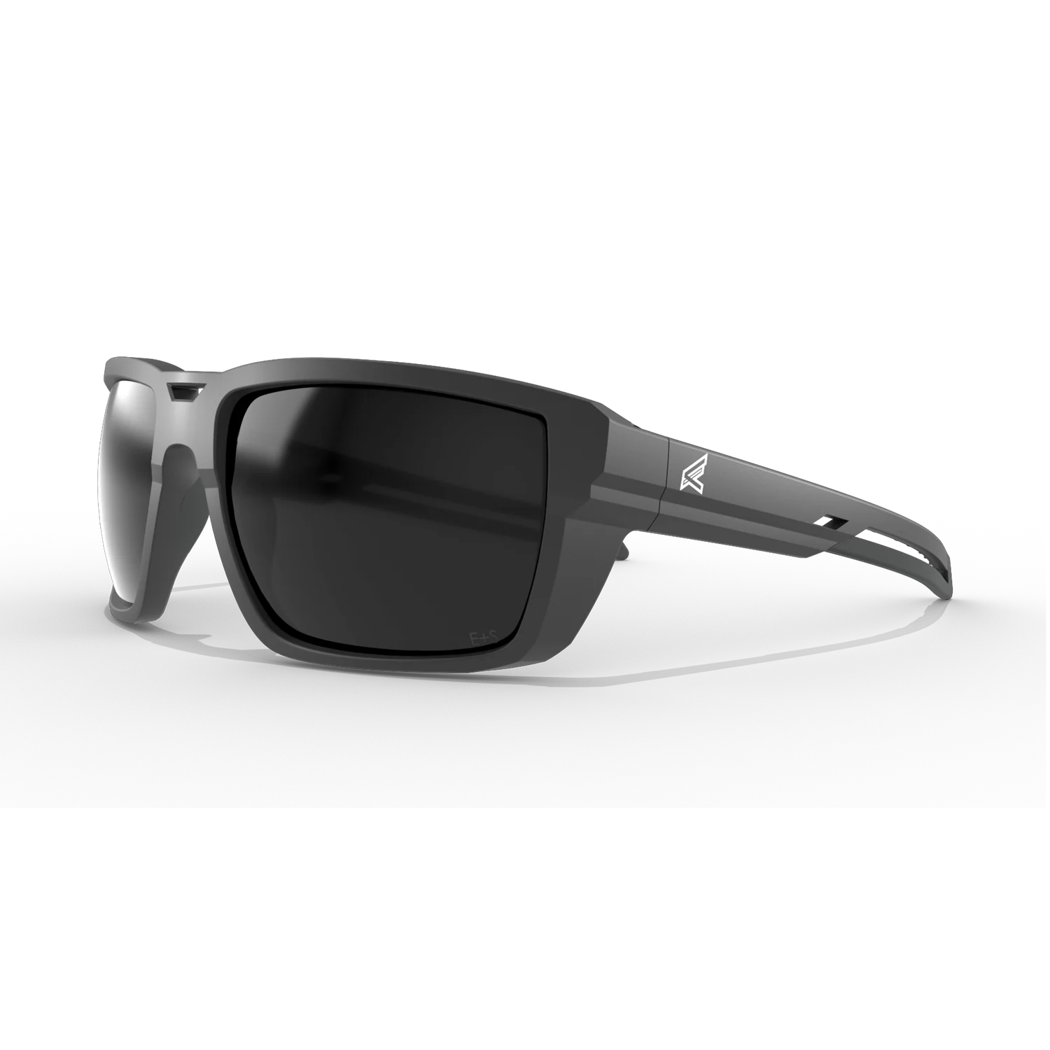 Edge Eyewear Lassen - Black Frame / Polarized Smoke Lenses LS116P