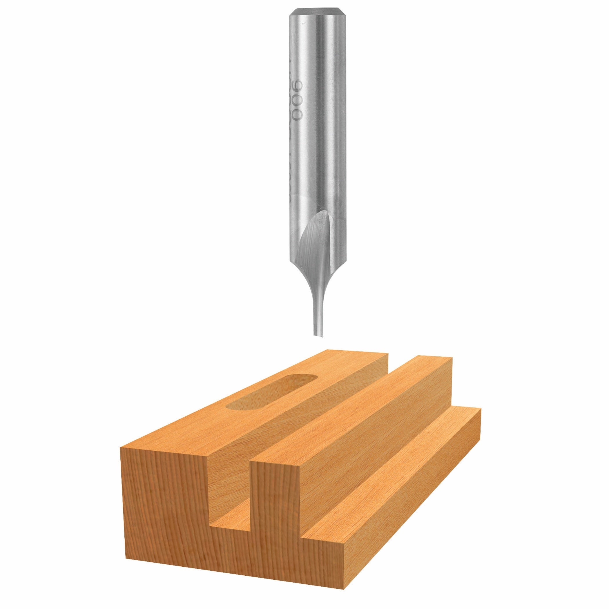 Bosch 1-16 x 1-8 in High Speed Steel 1-Flute Straight Bit 85091