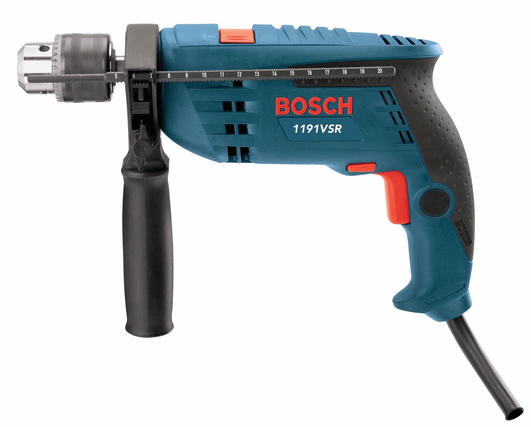 Bosch 1-2 in Hammer Drill with Case 70 Amp 1191VSRK