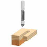 Bosch 1-2 x 1-3-16 in Carbide Tipped 2-Flute Pilot Panel Bit 85429M