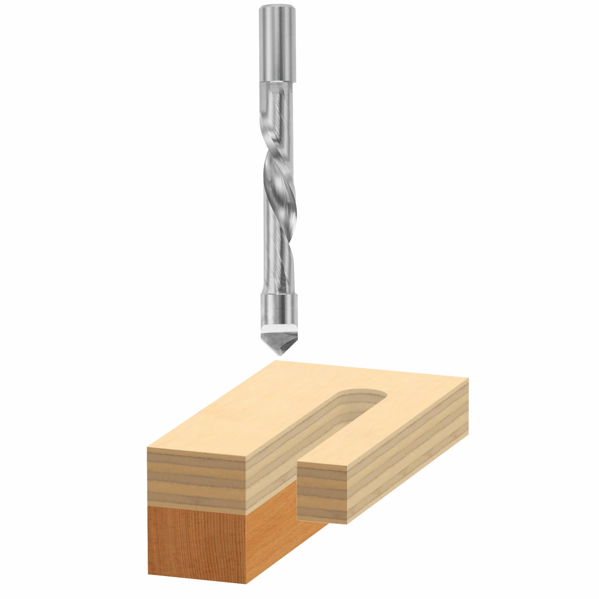Bosch 1/2 x 2-1/8" High Speed Steel Pilot Panel Spiral Bit 85185