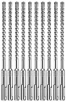 Bosch 10-Piece 1-4 x 4 x 6 in SDS-plus Bulldog Xtreme Carbide Rotary Hammer Drill Bits HCFC2041B10