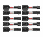 Bosch 10-Piece Impact Tough 1 in Torx 25 Insert Bits Bulk Pack ITT251B