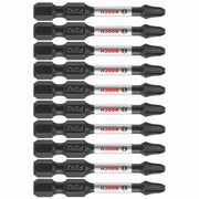 Bosch 10-Piece Impact Tough 2 in Phillips-Square 2 Power Bits Bulk Pack ITP2R22B