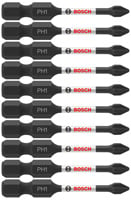 Bosch 10 pc Impact Tough 2" Phillips #1 Power Bits (Bulk) ITPH12B
