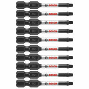 Bosch 10-Piece Impact Tough 2 in Square 2 Power Bits Bulk Pack ITSQ22B