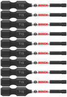 Bosch 10-Piece Impact Tough 2 in Torx 15 Power Bits Bulk Pack ITT152B
