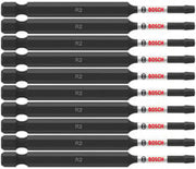 Bosch 10-Piece Impact Tough 35 in Square 2 Power Bits Bulk Pack ITSQ235B
