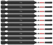 Bosch 10-Piece Impact Tough 35 in Torx 15 Power Bits Bulk Pack ITT1535B