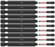 Bosch 10-Piece Impact Tough 35 in Torx 25 Power Bits Bulk Pack ITT2535B