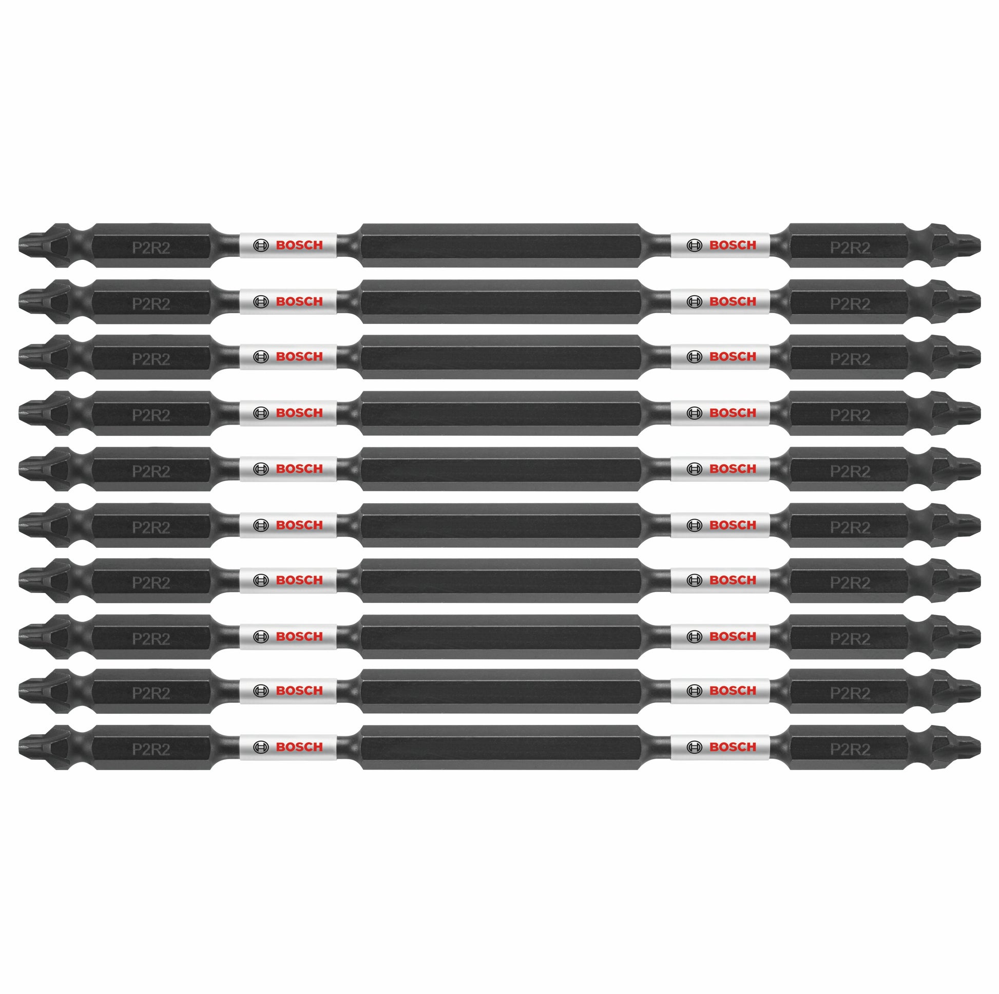 Bosch 10 pc Impact 6" Phillips/Square #2 Double-End Bits ITDEP2R26B