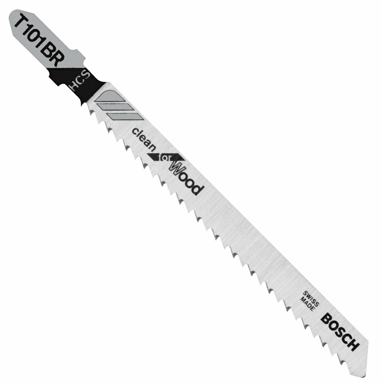 Bosch 100 pc 4" 10 TPI Reverse Pitch, Wood TS Jigsaw Blades T101BR100