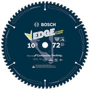 Bosch 10 in 72 Tooth Edge Circular Saw Blade for Composite Decking DCB1072CD