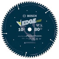 Bosch 10" 80 Tooth Edge Circular Saw Blade, Extra-Fine DCB1080