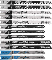 Bosch 12-PC U-SHANK JIGSAW BLADE SET U12BC
