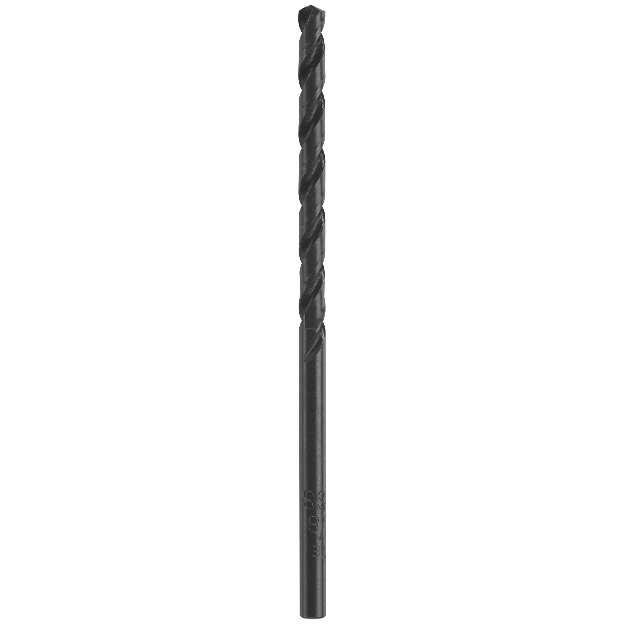 Bosch 12-Piece 1-8 x 2-3-4 in Fractional Jobber Black Oxide Drill Bits BL4135