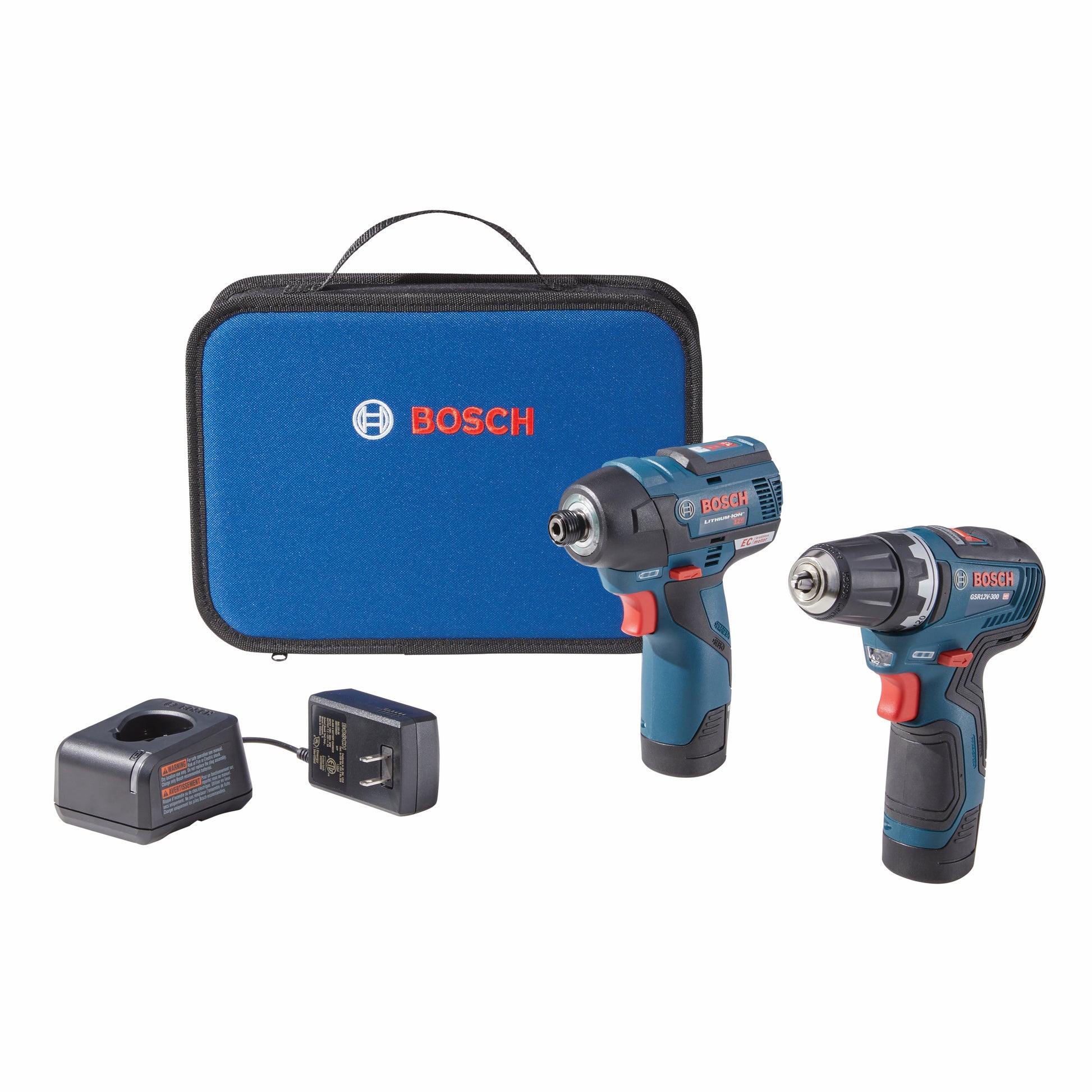 Bosch 12V Max Combo Kit w/ Impact Driver, Hammer Drill, 2 Batteries GXL12V-220B22