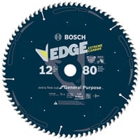 Bosch 12" 80 Tooth Edge Circular Saw Blade, Extra-Fine DCB1280