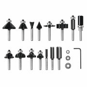 Bosch 15-Piece Carbide-Tipped Wood Router Bit Set RBS015MBS