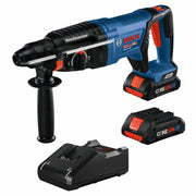 Bosch 18V Brushless 1 in SDS-plus D-Handle Rotary Hammer with 2 40 Ah CORE Compact Batteries GBH18V-26DK25