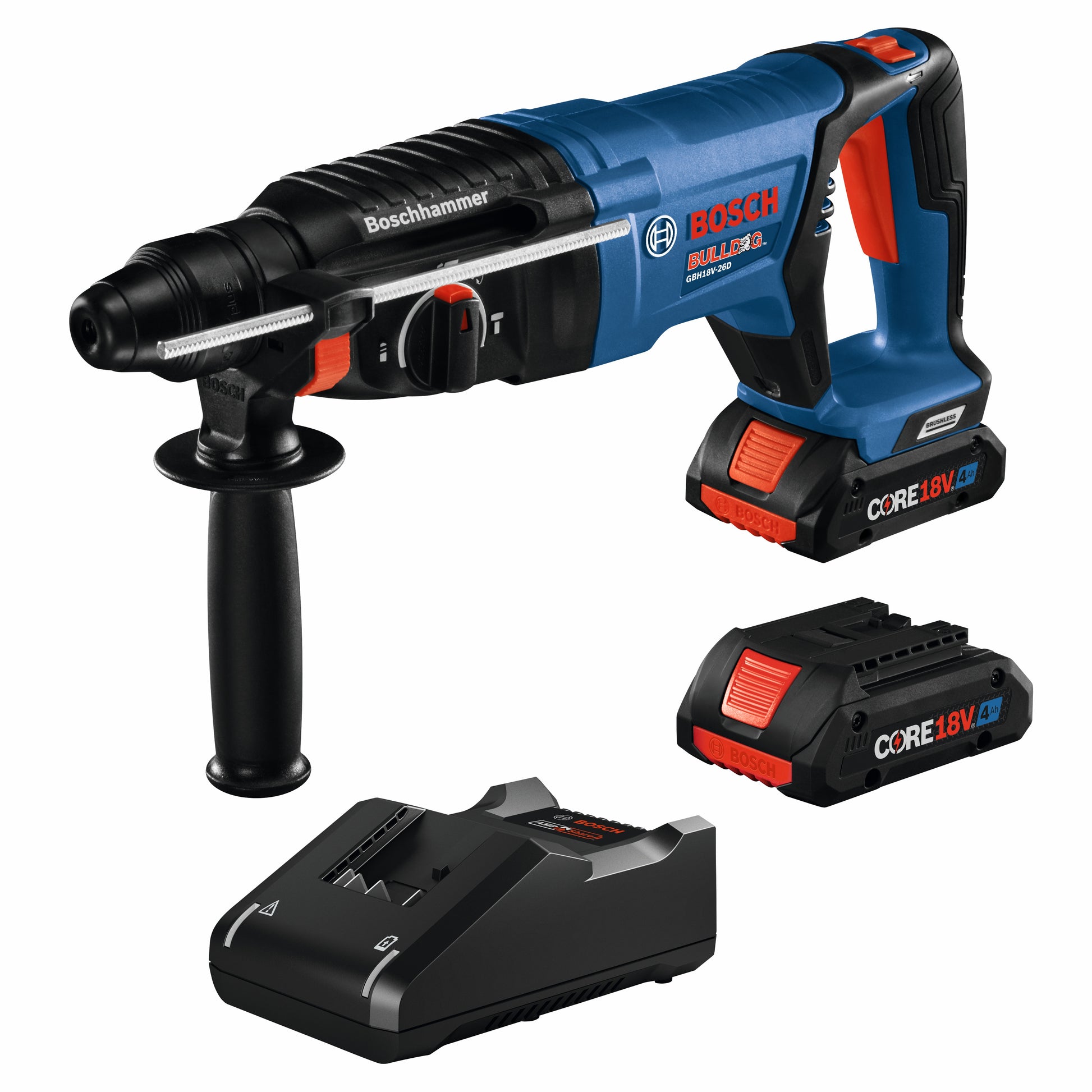 Bosch 18V Brushless 1" SDSplus D-Handle Rotary Hammer GBH18V-26DK25