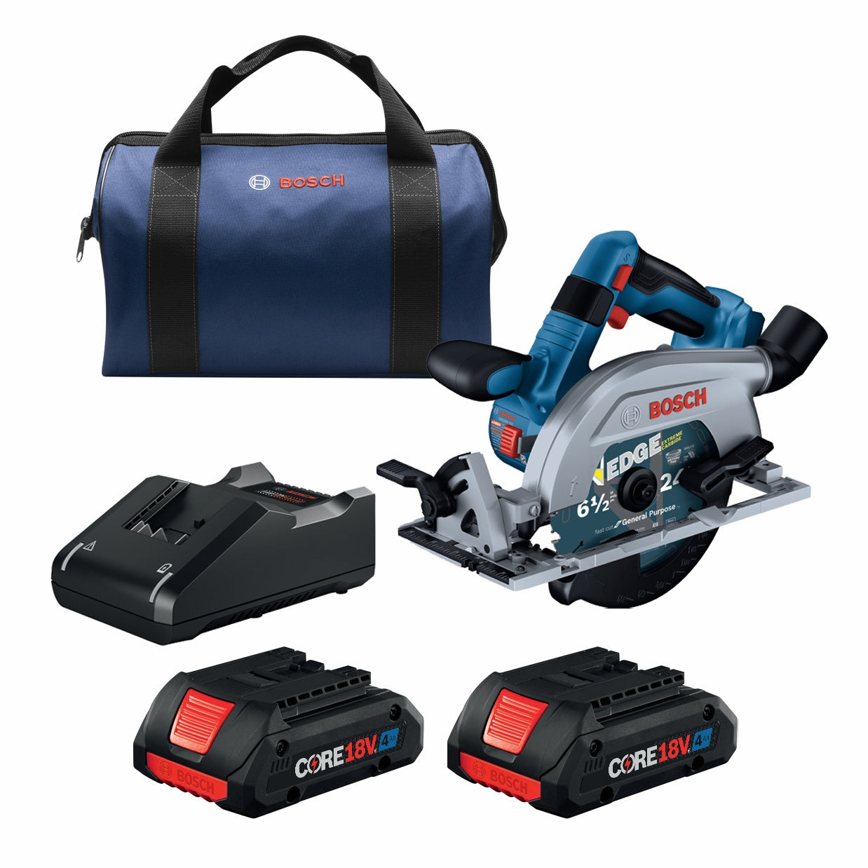Bosch 18V 6-1/2" Blade Left Circular Saw w/ Battery GKS18V-22LB25