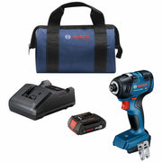 Bosch 18V Brushless Impact Driver with 20 Ah Standard Power Battery and GAL18V-20 Standard Charger GDR18V-1800B12