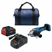 Bosch 18V PROFACTOR 5-6 in Paddle Switch Angle Grinder with 80 Ah CORE Performance Battery GWS18V-13PB14